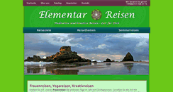 Desktop Screenshot of elementar-reisen.de