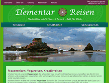 Tablet Screenshot of elementar-reisen.de